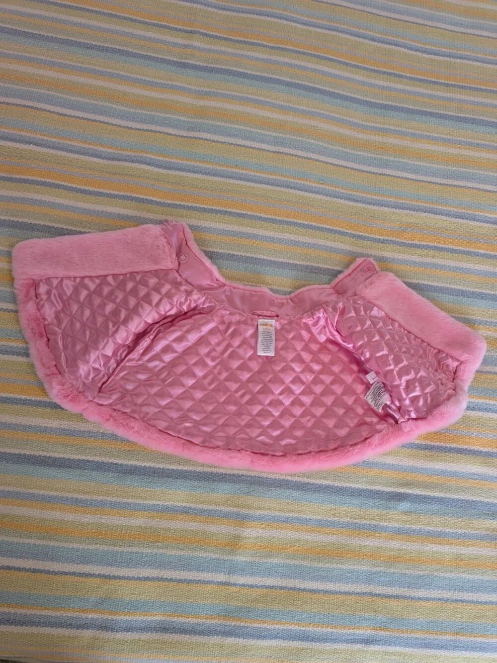 ⭐ Gymboree Pink Parisian Chic Pink Cape Shawl Size 5/6